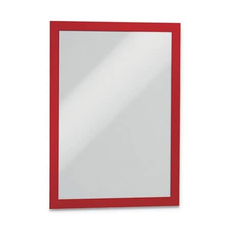 Durable Office Products Durable, DURAFRAME SIGN HOLDER, 8 1/2in X 11in, RED FRAME, 2PK 476803